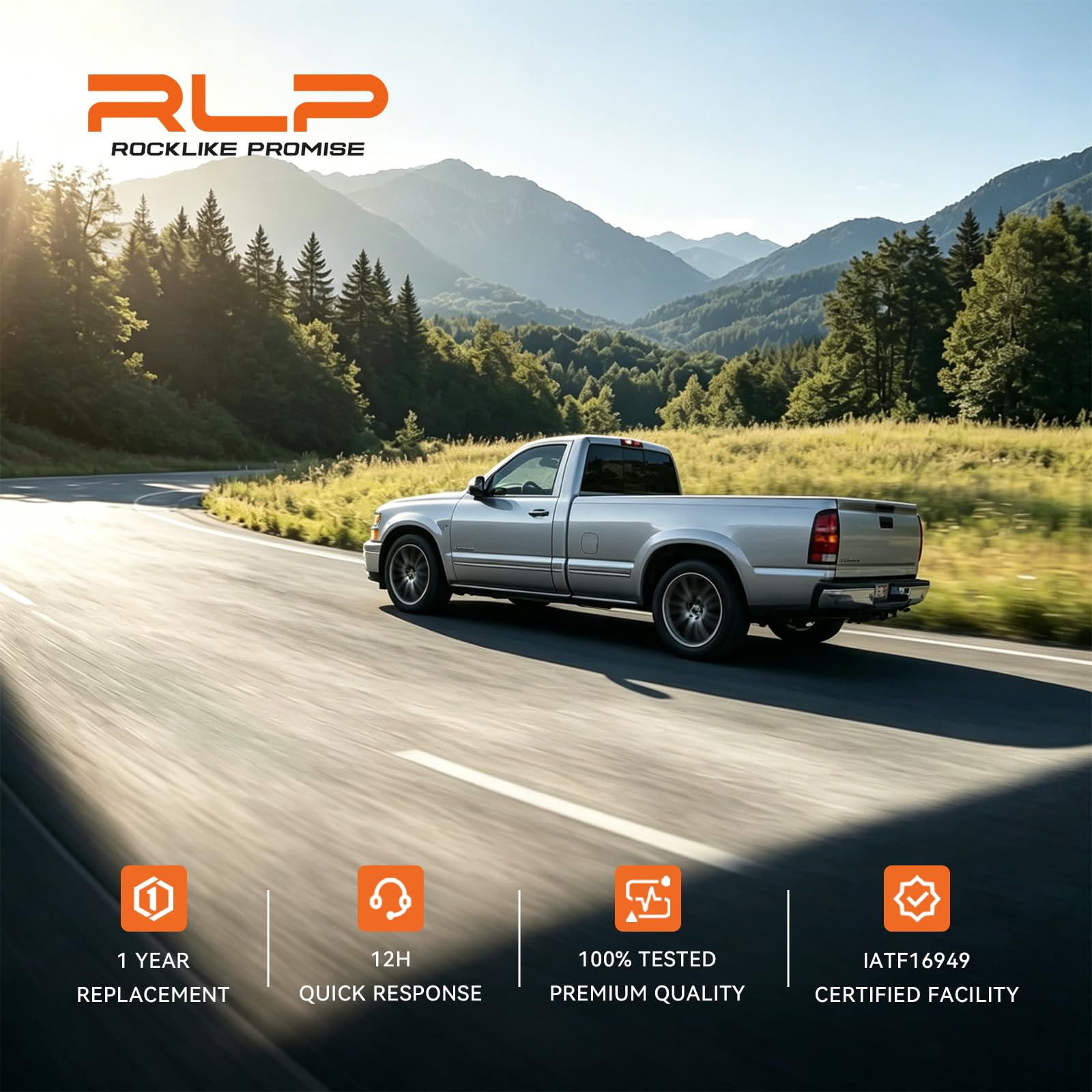 RLP headlight switch illuminated at night showing green backlight improving dashboard visibility