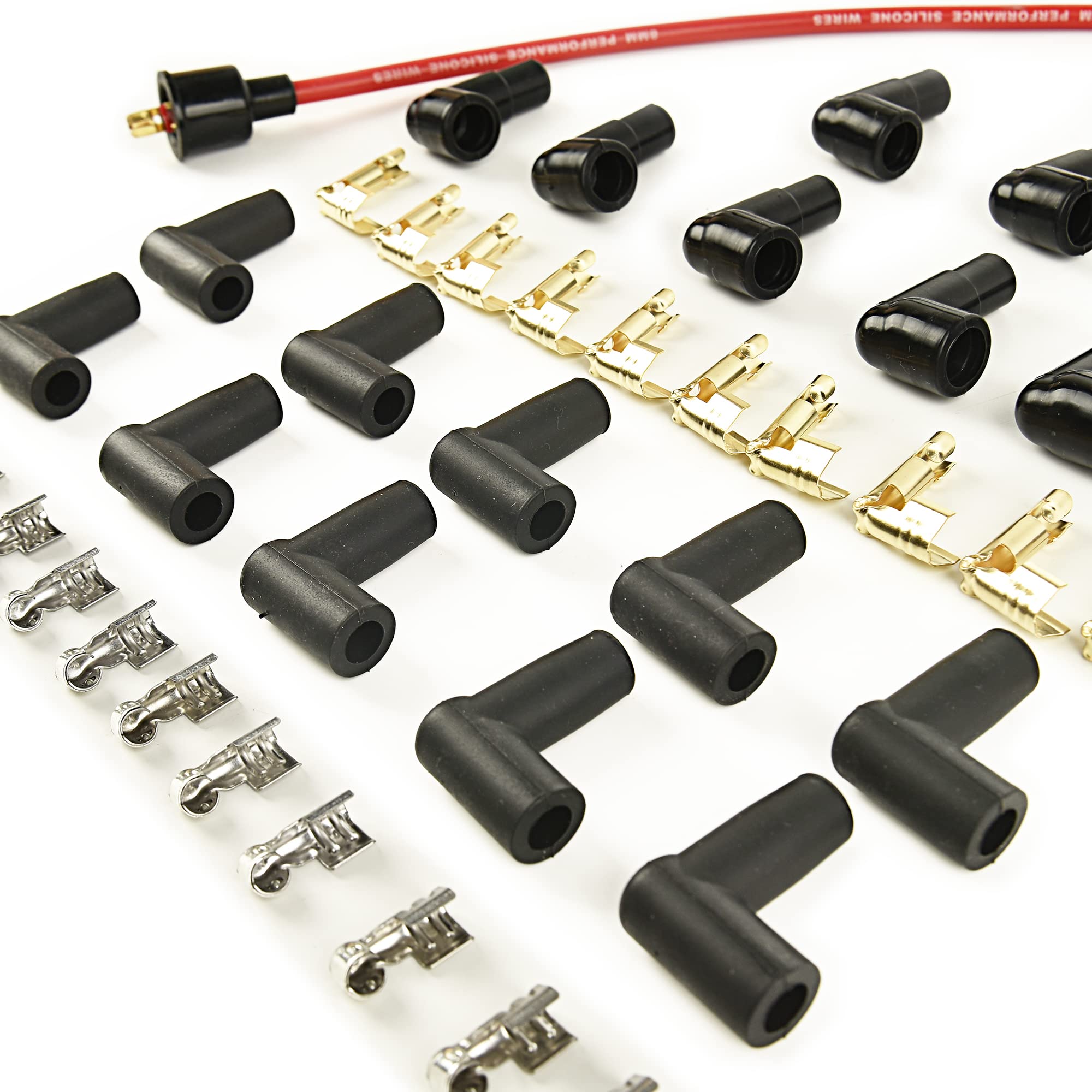 RLP high-gloss silicone jacket texture shot showing heat resistance and lasting appearance