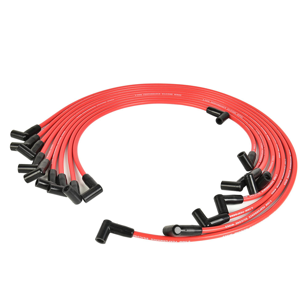 RLP wires installed in engine bay illustrating tidy routing and performance benefit