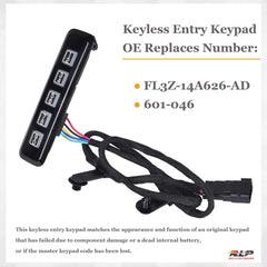 RLP keypad male connector detail for straightforward plug-in replacement