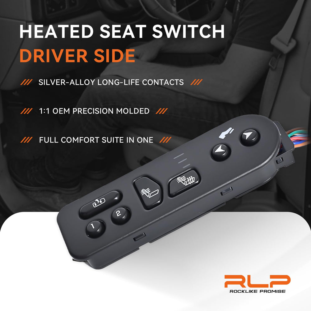 RLP switch surface texture highlighting ABS plastic finish for durability