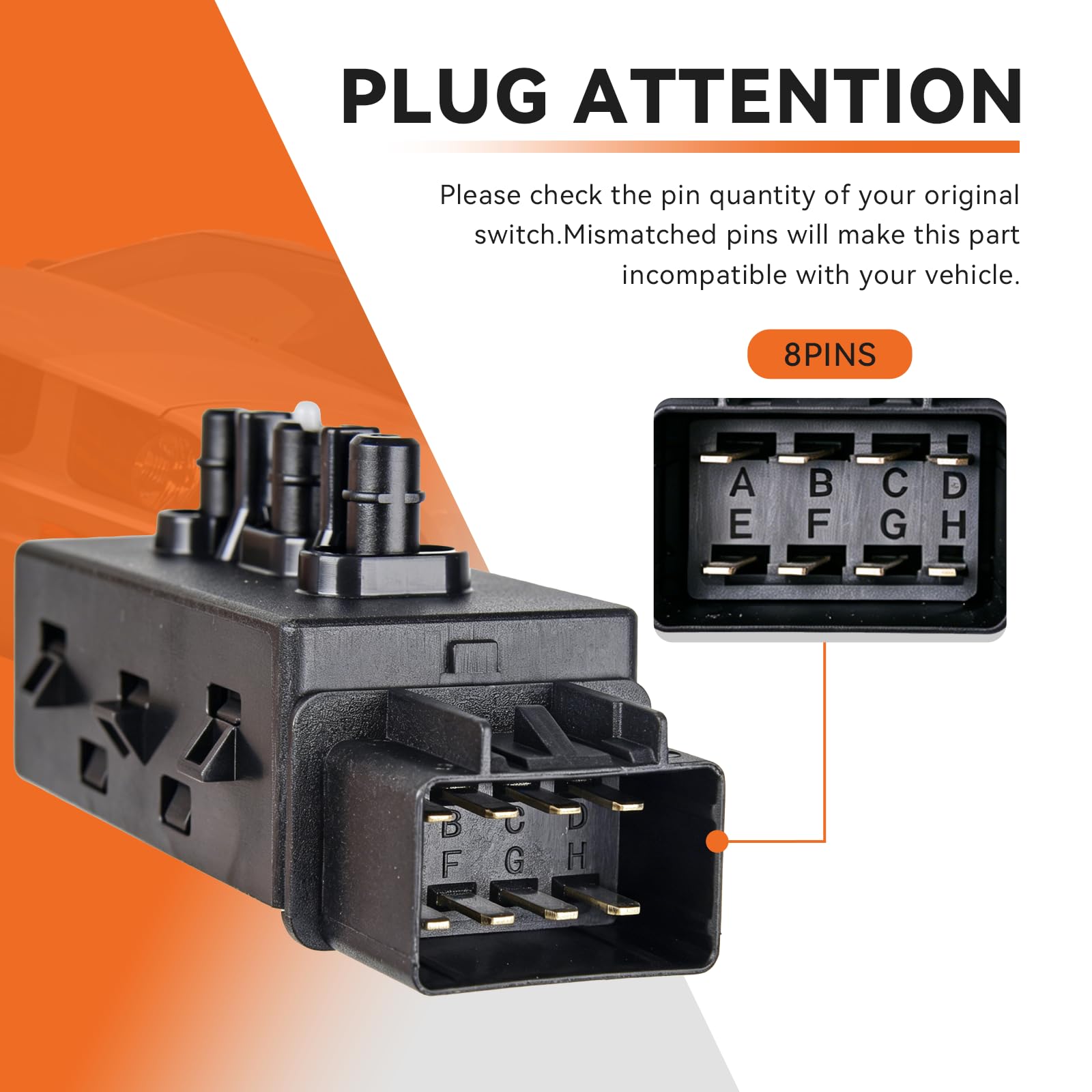 RLP wiring connector plug end displaying OEM-style harness compatibility benefit