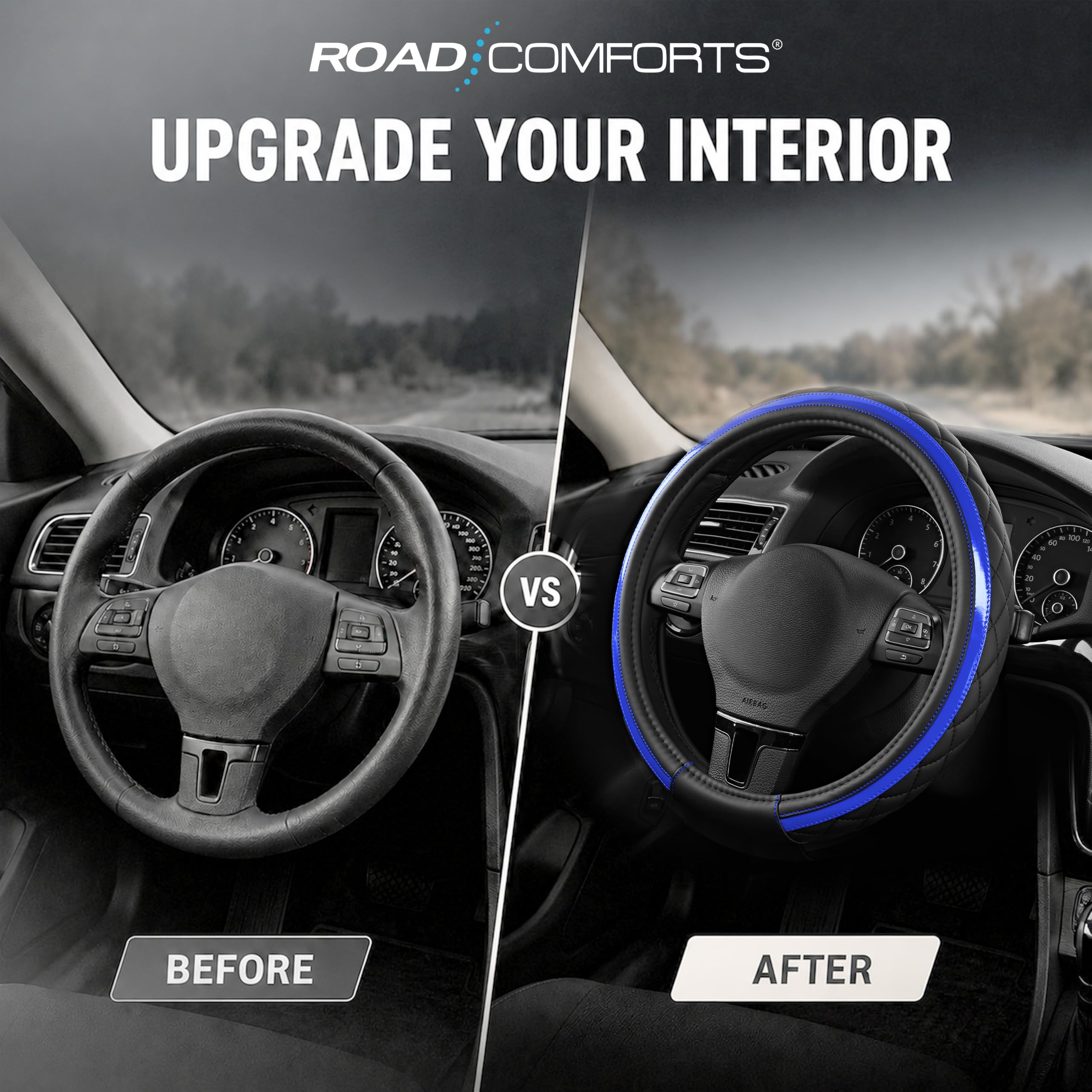 Road Comforts inner rubber detail highlighting secure fit and anti-shift protection