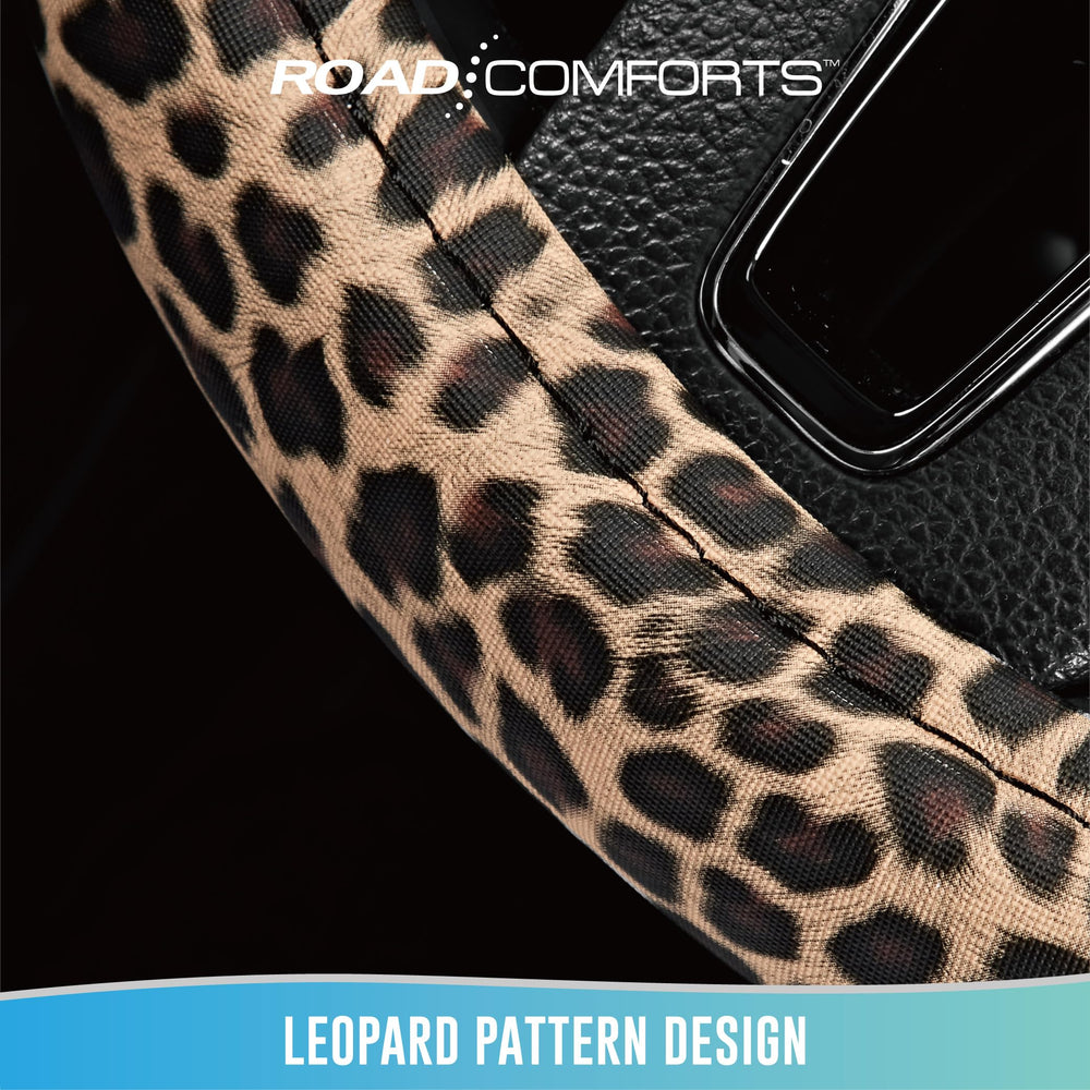 Road Comforts installed on steering wheel demonstrating anti-slip fit and enhanced control