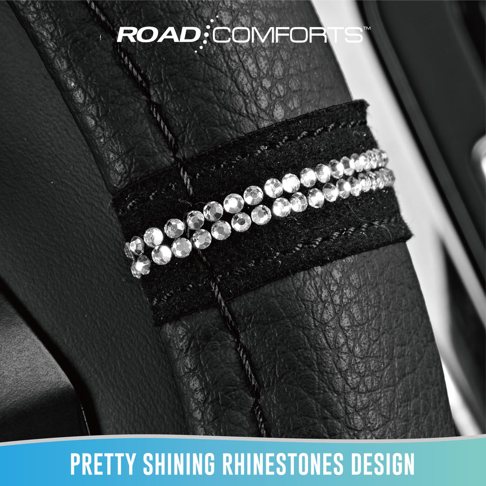 Road Comforts installed on steering wheel improving grip and driving control
