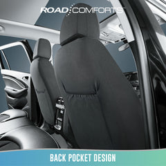 Road Comforts visible airbag-stitching detail ensuring safe deployment alignment