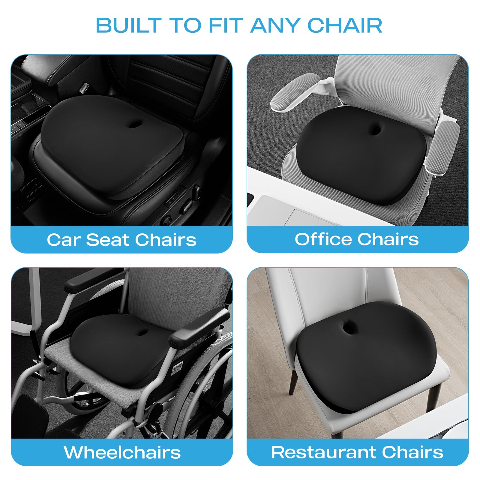 Road Comforts size comparison beside laptop shows portable, travel-friendly scale