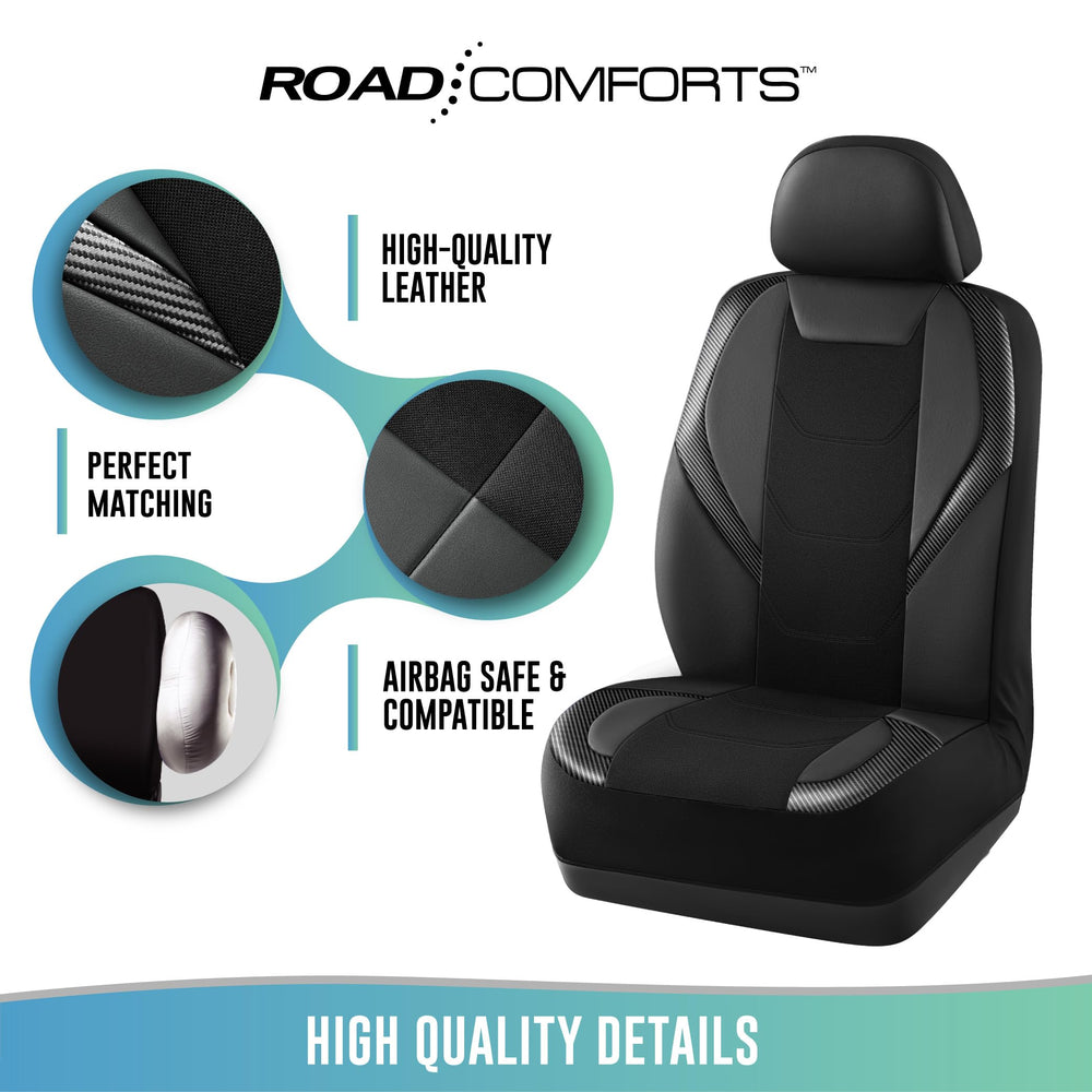 Road Comforts size comparison with common seat to show universal fit range