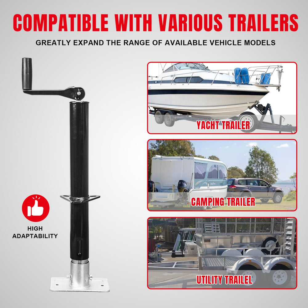ROAD DAWG in camping setup showing convenient hitching and easy trailer leveling