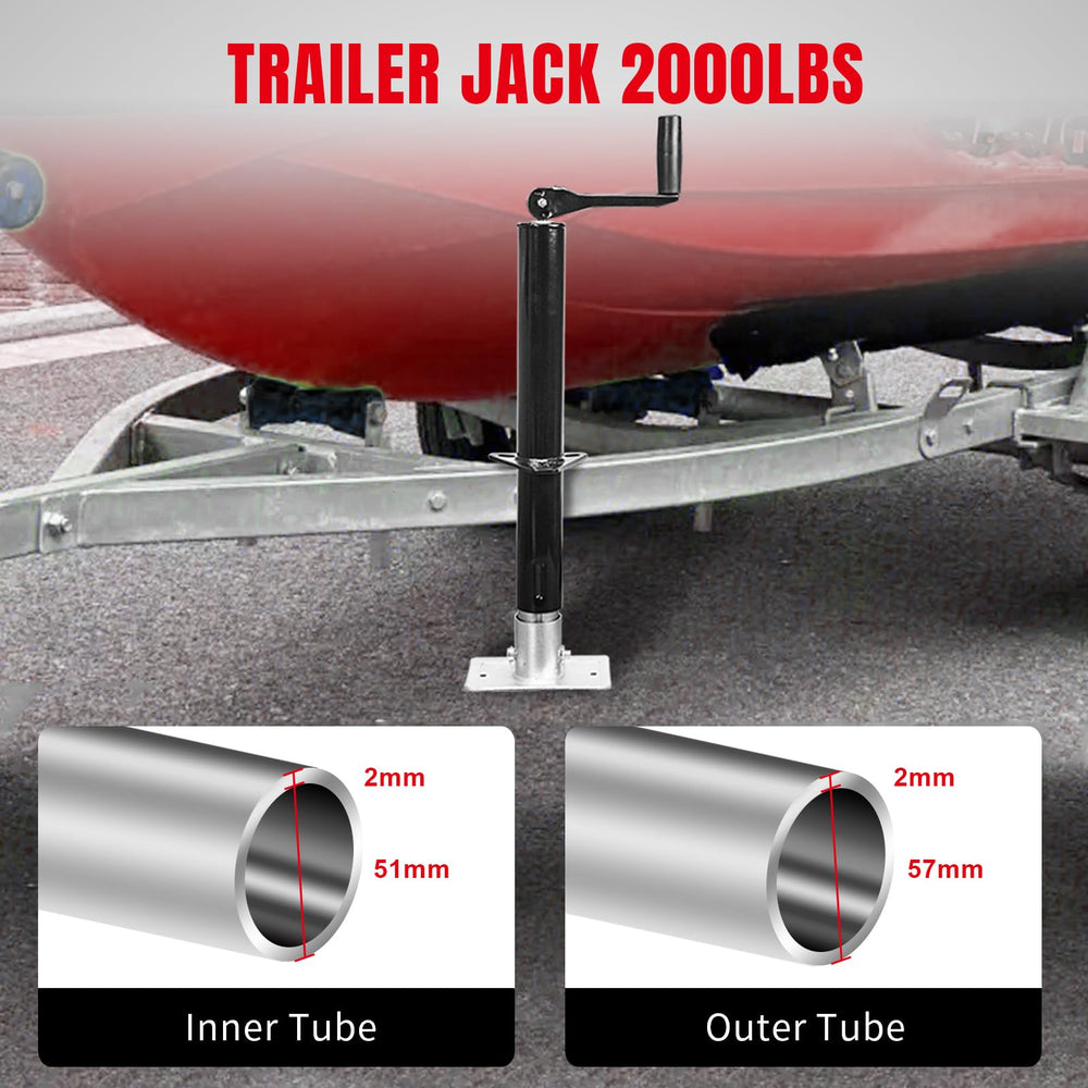 ROAD DAWG top-wind handle close-up showing ergonomic grip for easier cranking