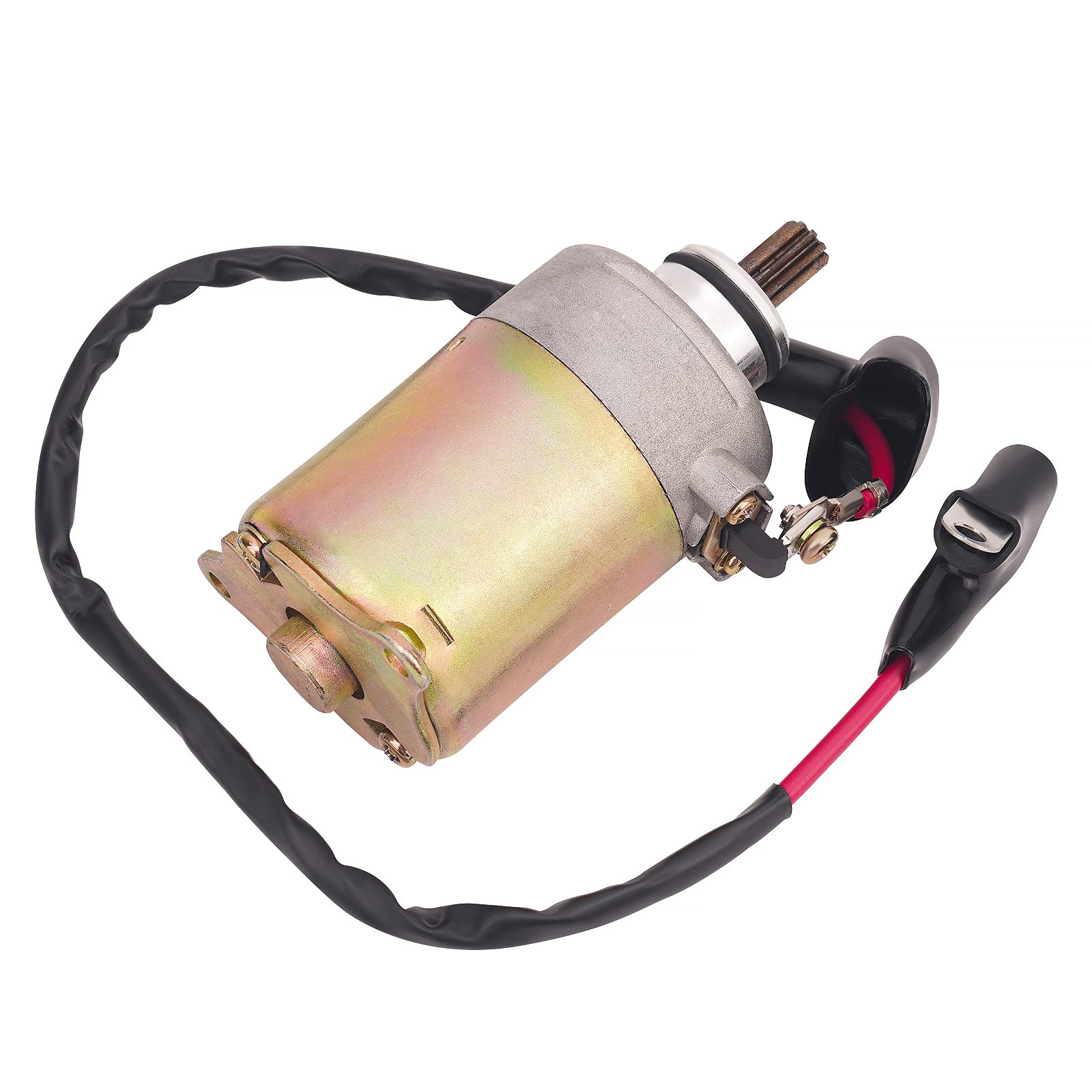 Road Passion starter metal finish texture close-up highlighting corrosion-resistant construction