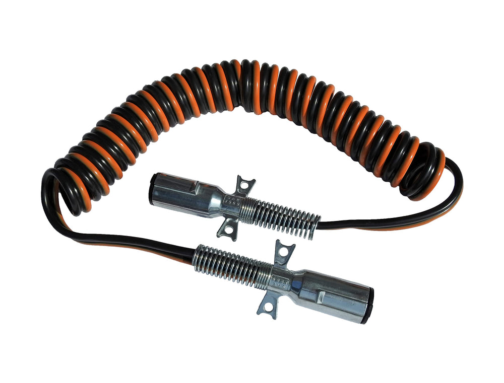 Road Superior coiled liftgate cable front view showing compact storage and quick deployment