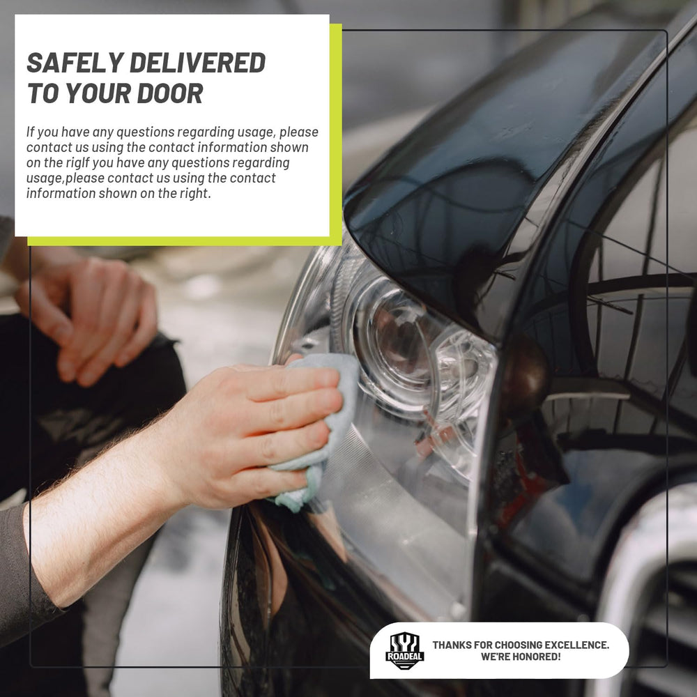 ROADEAL retail packaging with warranty card ensuring support and three-year coverage
