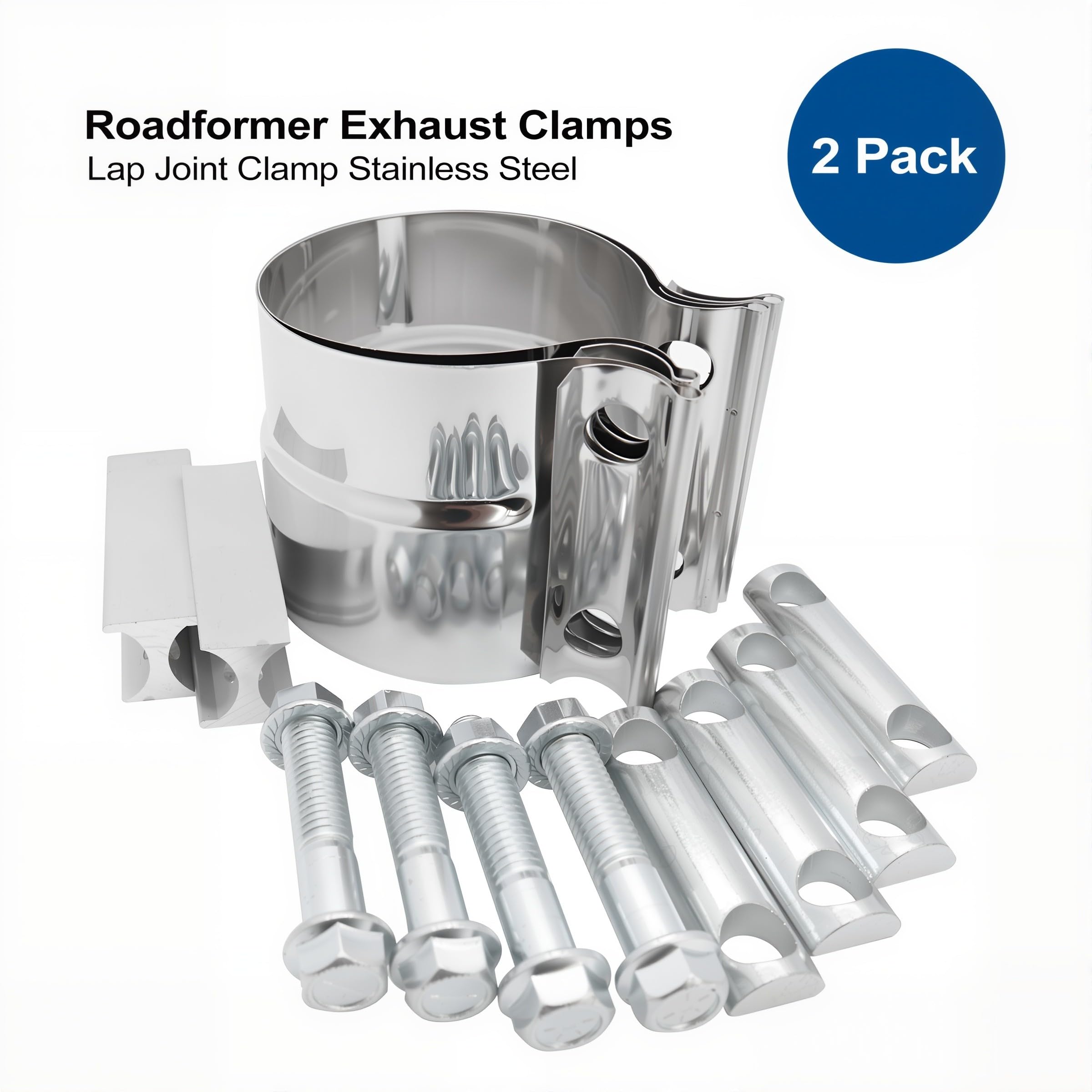 ROADFORMER close-up of band and high-strength bolt offering reliable grip