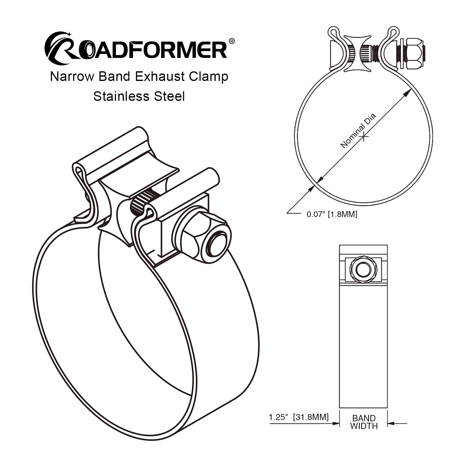ROADFORMER detail of 10.9 grade bolt and pre-attached hardware for strong hold