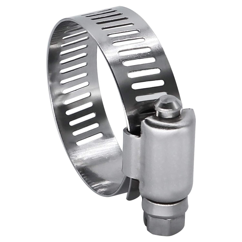 ROADFORMER clamp tightened on rubber hose demonstrating secure seal