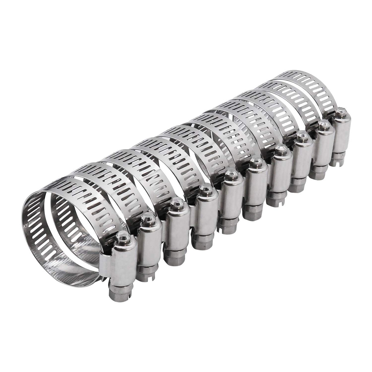 ROADFORMER front packaging showing ten stainless steel clamps, reliable spare supply