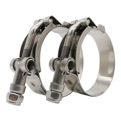 Roadformer front view of two-pack clamps showing hardware and finish for durable sealing