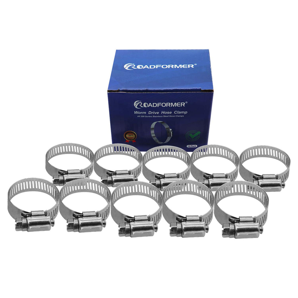 ROADFORMER ten clamps arranged flatlay indicating kit quantity