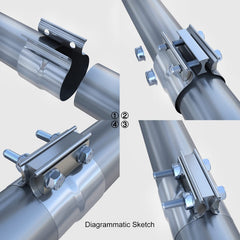 ROADFORMER stainless steel band with protective film showing corrosion resistance