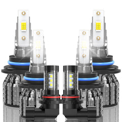 ROADLIT 6-pack front view showing bulbs and packaging, easy full-set upgrade