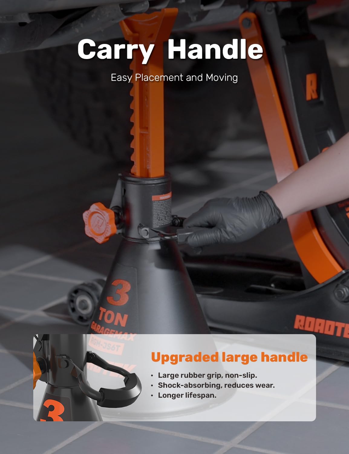 ROADTEK scale comparison showing compact size and transport convenience