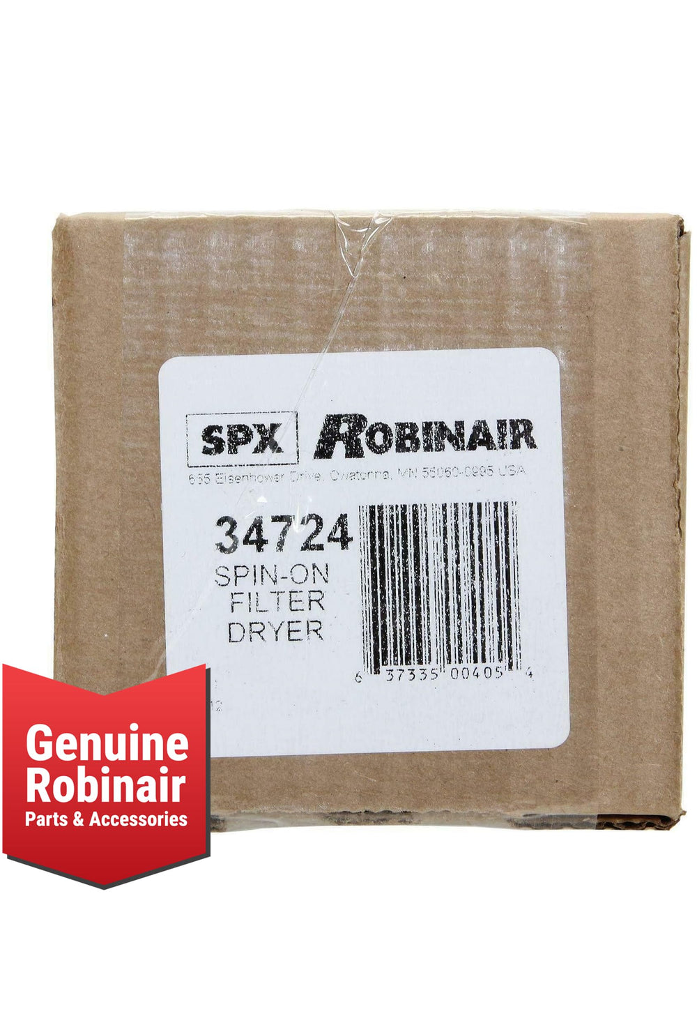 Robinair 34724 next to a tape measure showing compact size and compatibility