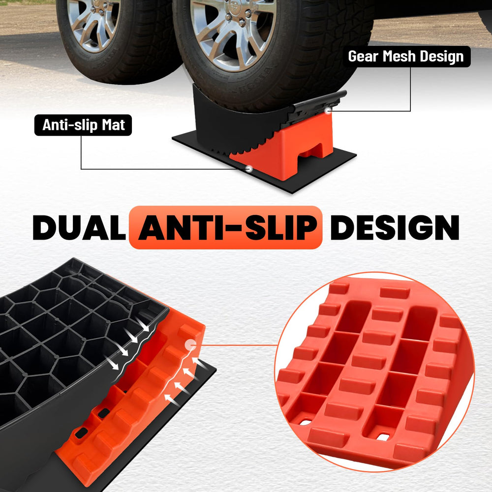 ROBLOK anti-slip mats and storage bag keeping ramps organized