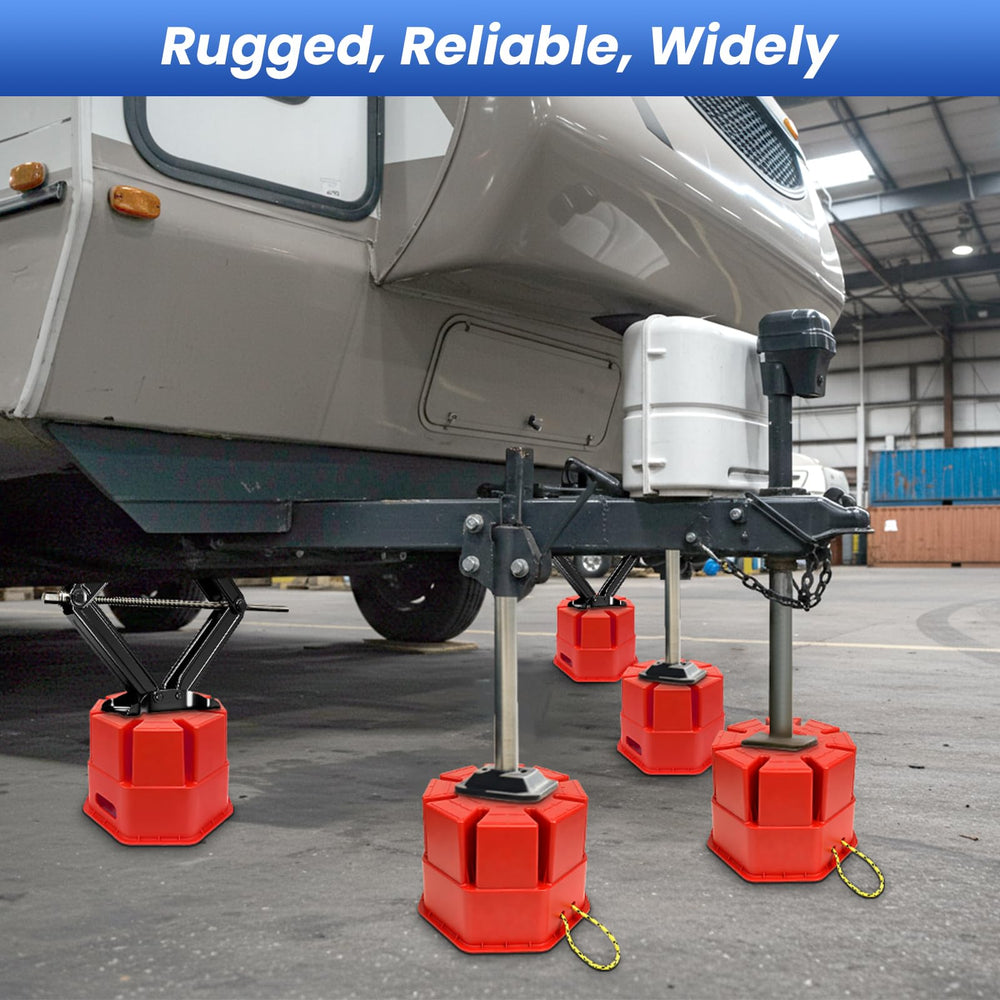 ROBLOК wide base view showing load distribution to prevent ground penetration