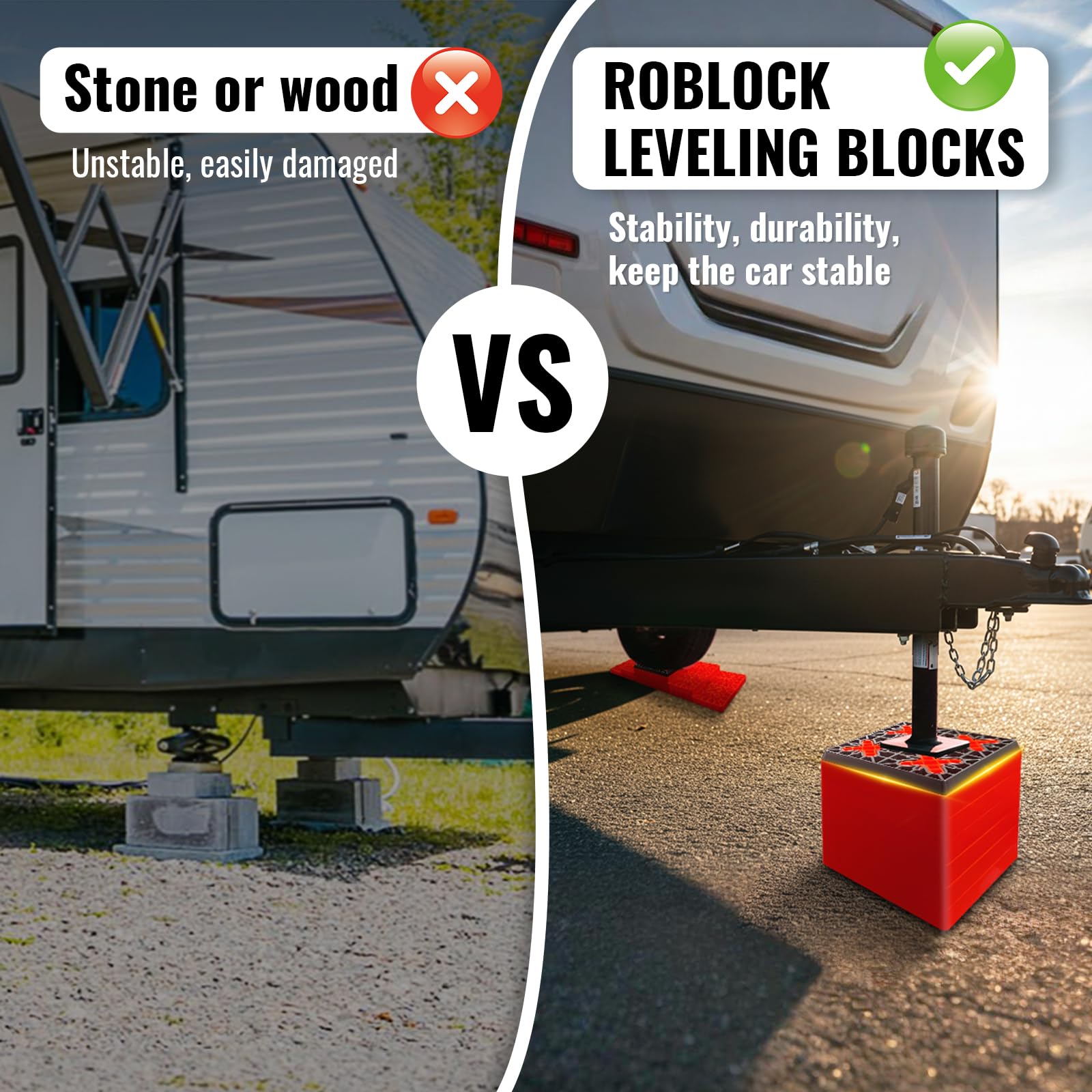 ROBLOCK carrying bag packed for tidy storage and easy transport