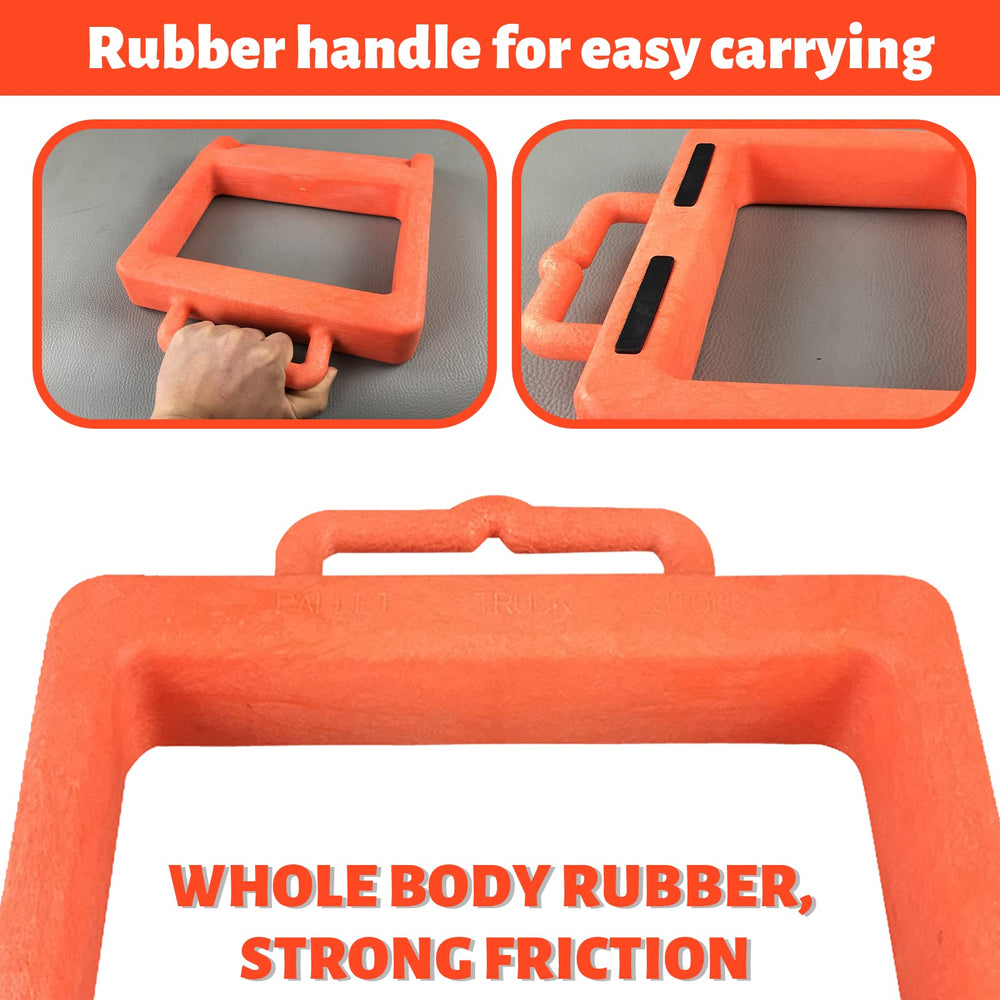 ROBLOCK handle detail for easy carrying and quick placement between jobs