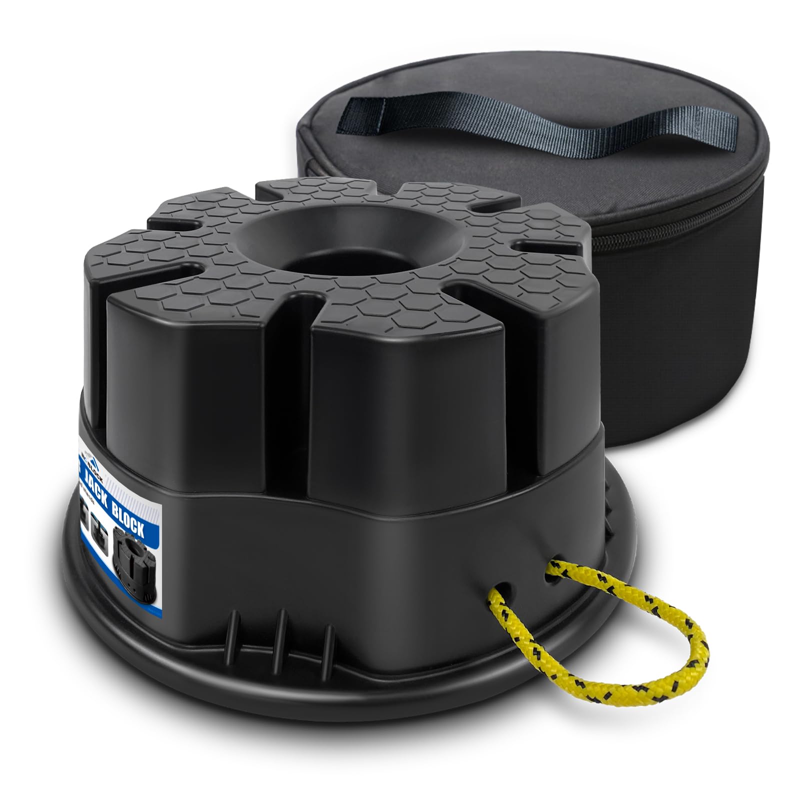 ROBLOCK front packaging showing block and bag, durable protection