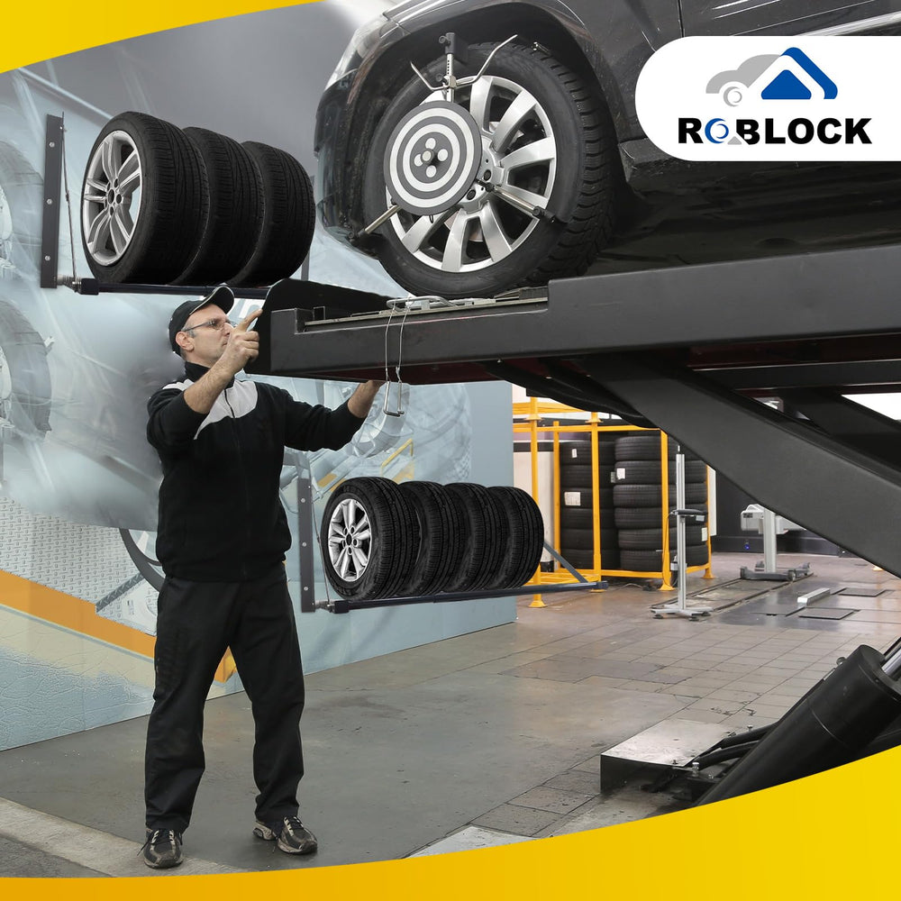 ROBLOck garage lifestyle with clean floor space showing clutter-free benefit