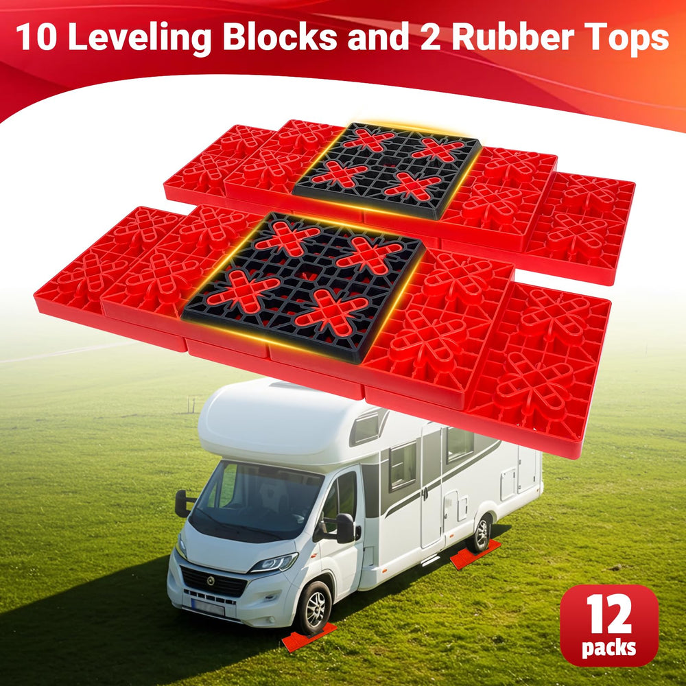 ROBLOCK blocks set at campsite creating a stable living area