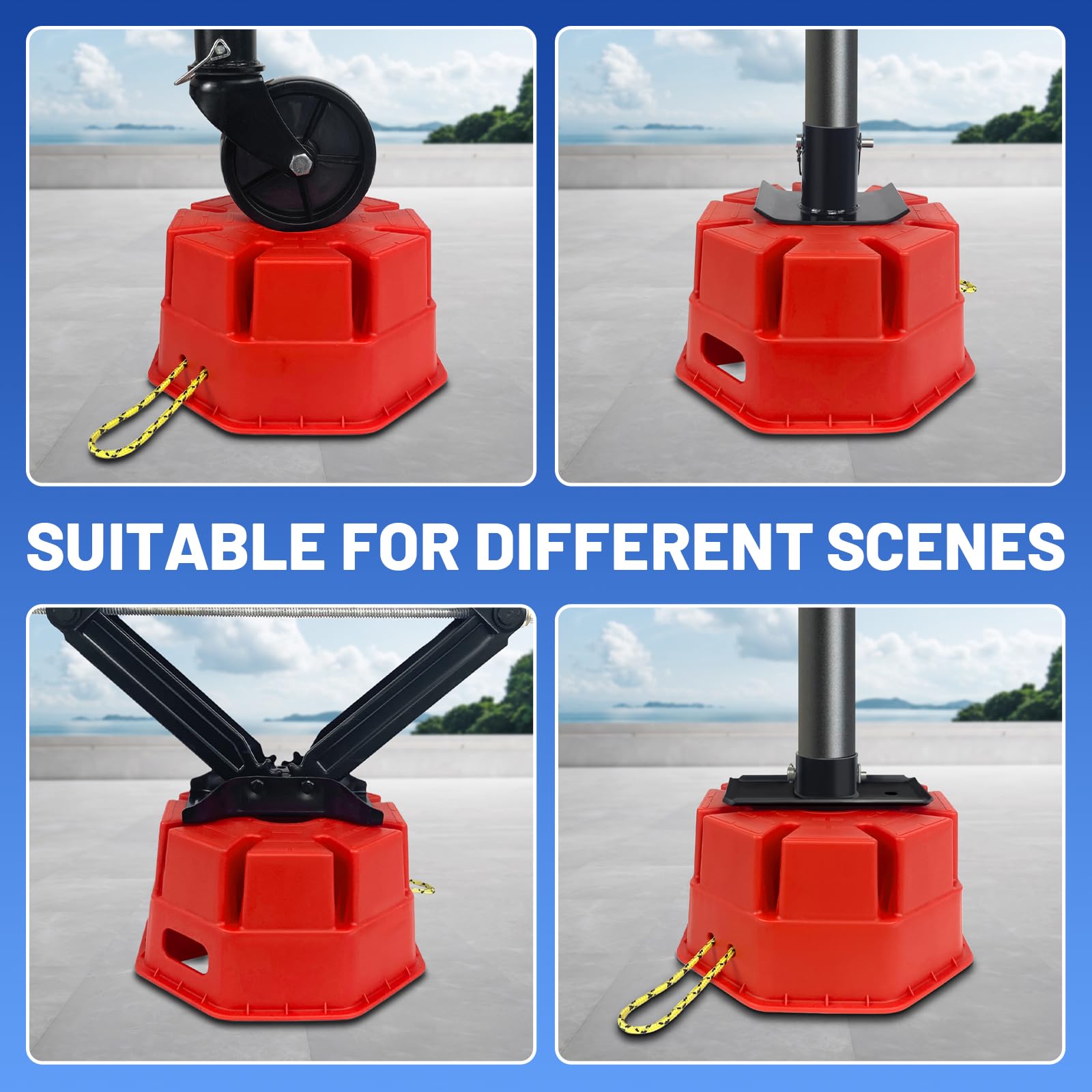 ROBLOCk under trailer jack in use, provides stable jack support