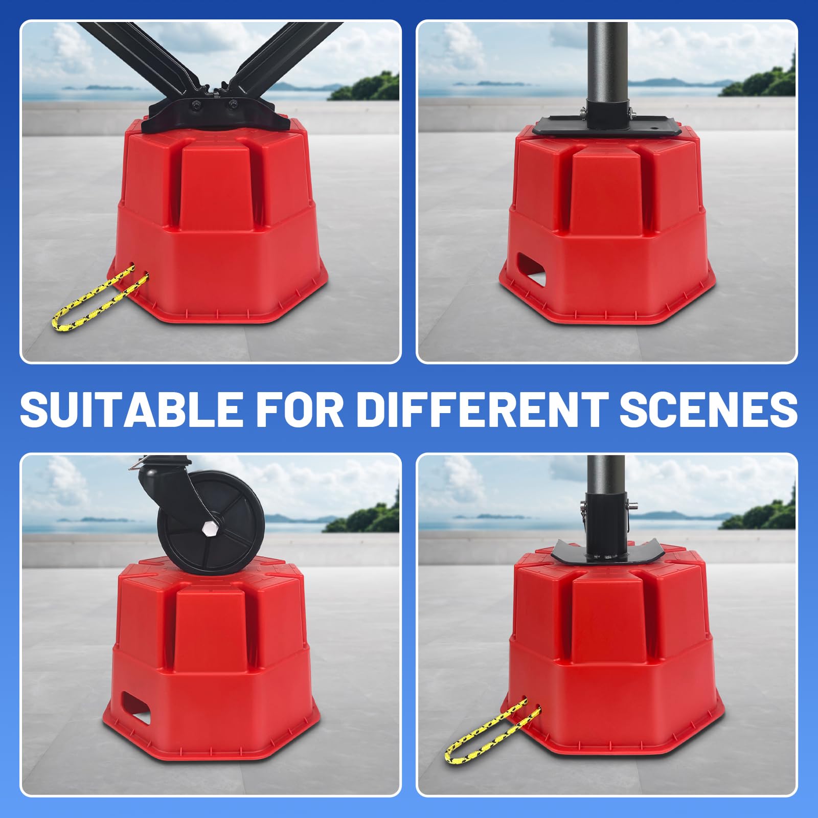 ROBLOК block under RV jack providing stable support and reducing sinking