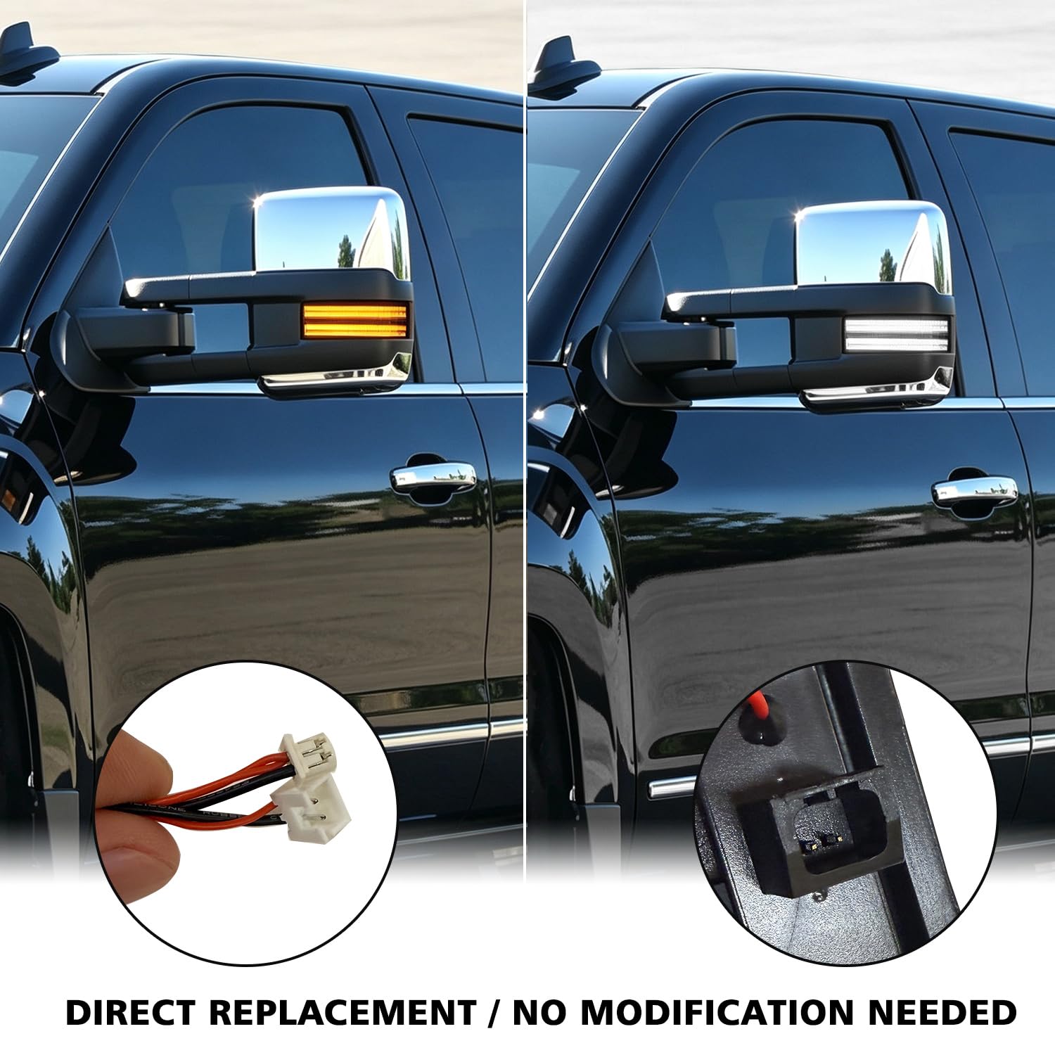 ROCCS amber sequential turn signal active increases signaling clarity