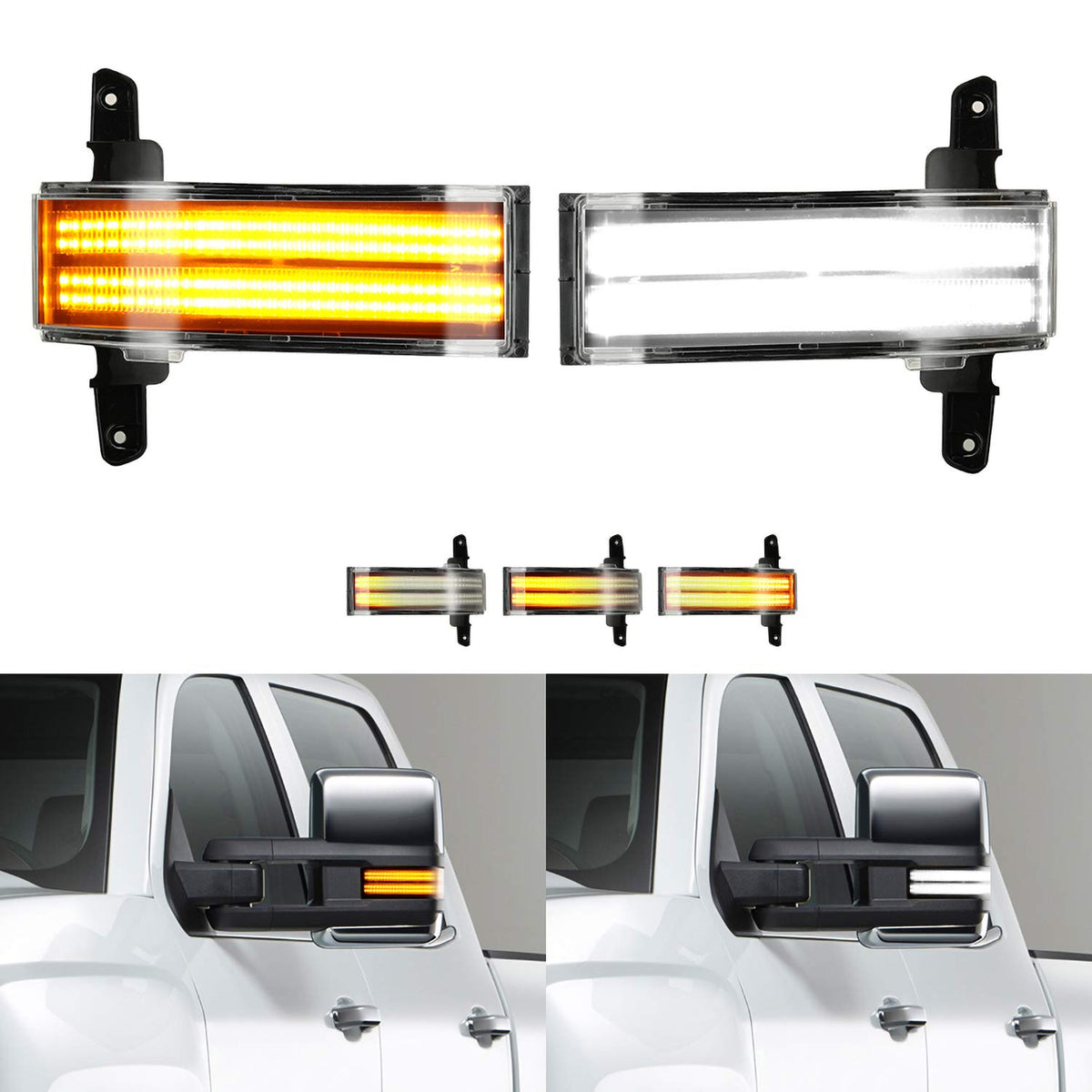 ROCCS front face mirror light showing clean fit and modern look
