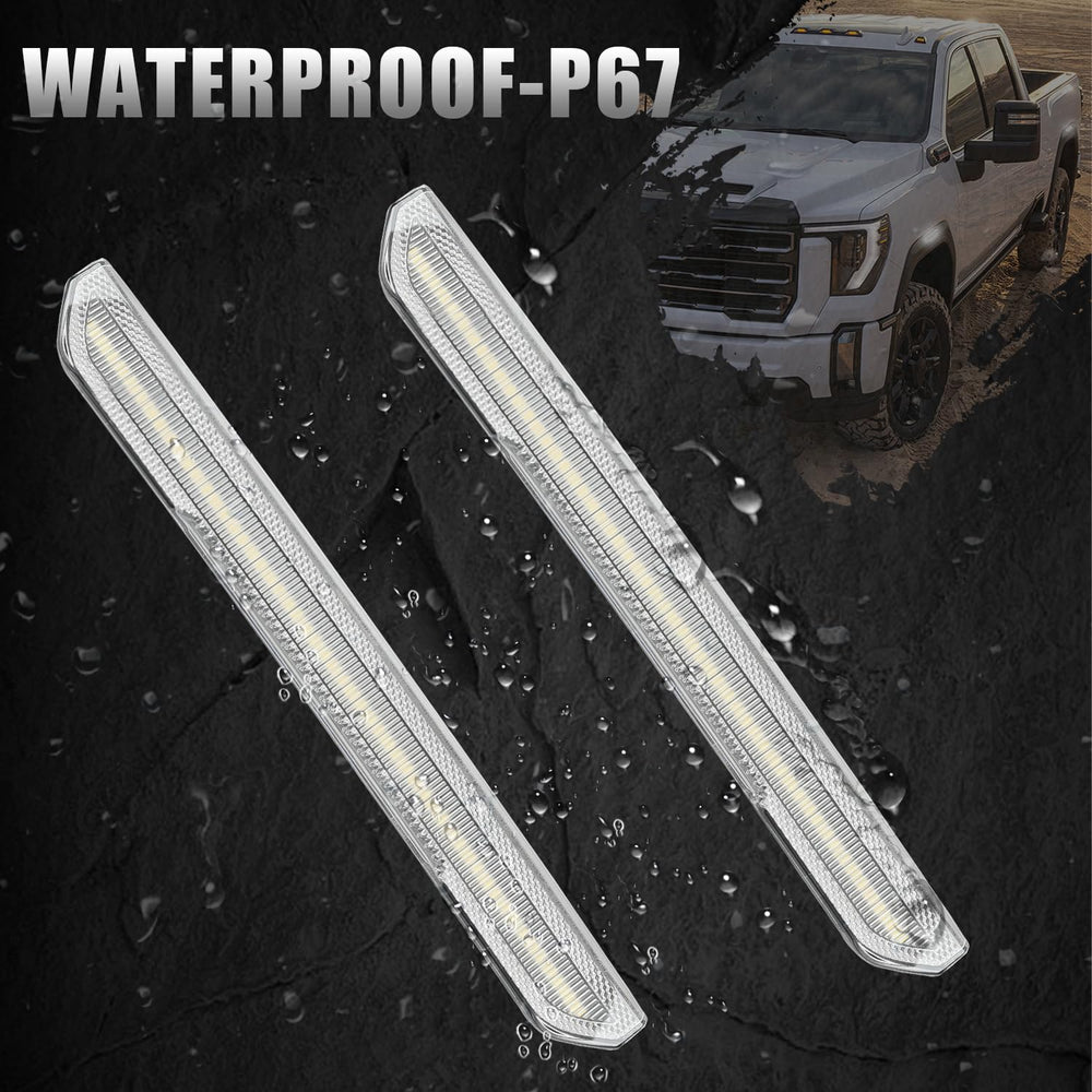 ROCCS rear marker mounted on bumper illustrating weatherproof protection