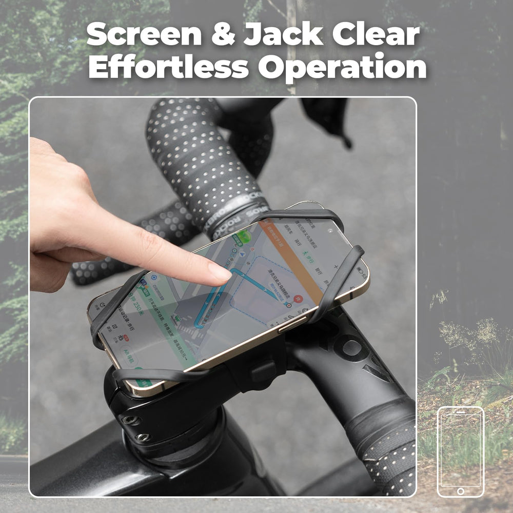 ROCKBROS textured silicone detail highlighting durable protective surface