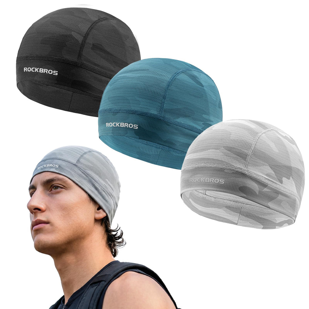 ROCKBROS front view of helmet liner showing slim profile and comfort