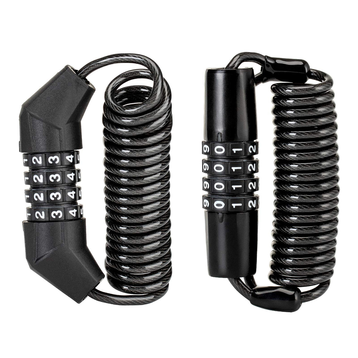 ROCKBROS helmet lock front view showing compact housing and twin set for portability