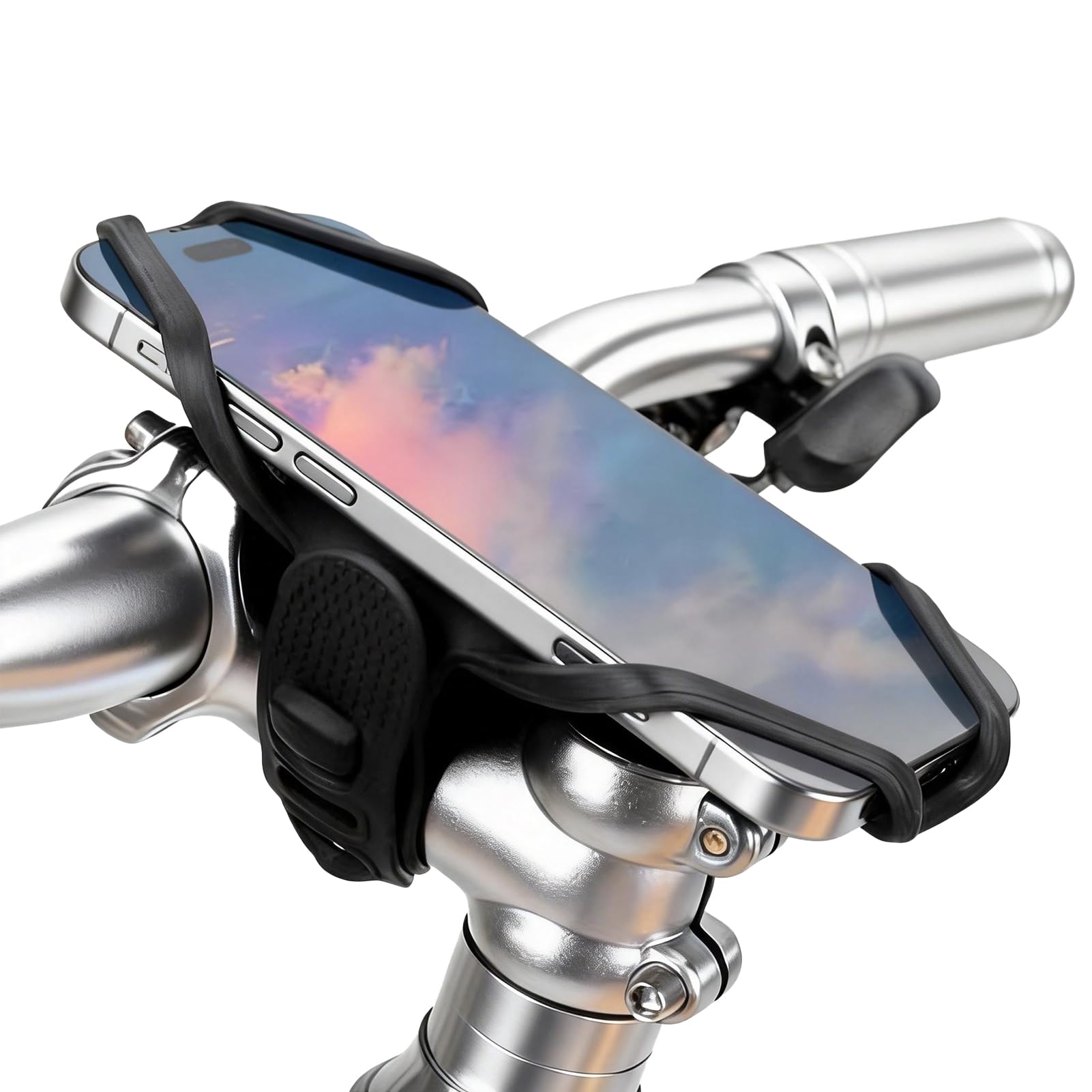 ROCKBROS front view of stem mount showing compact profile and stability