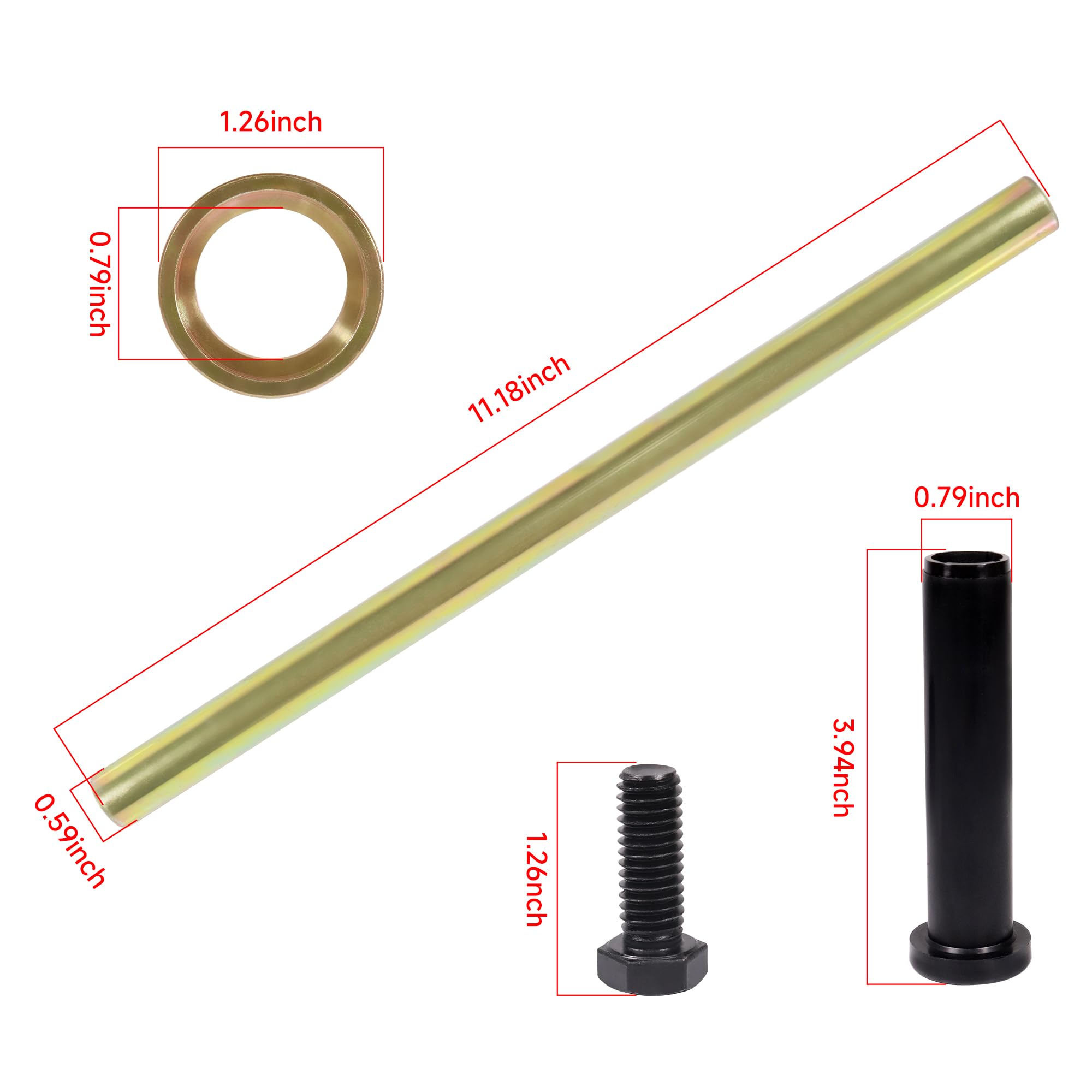 Rockheel close-up of bushing shaft texture for corrosion resistance benefit