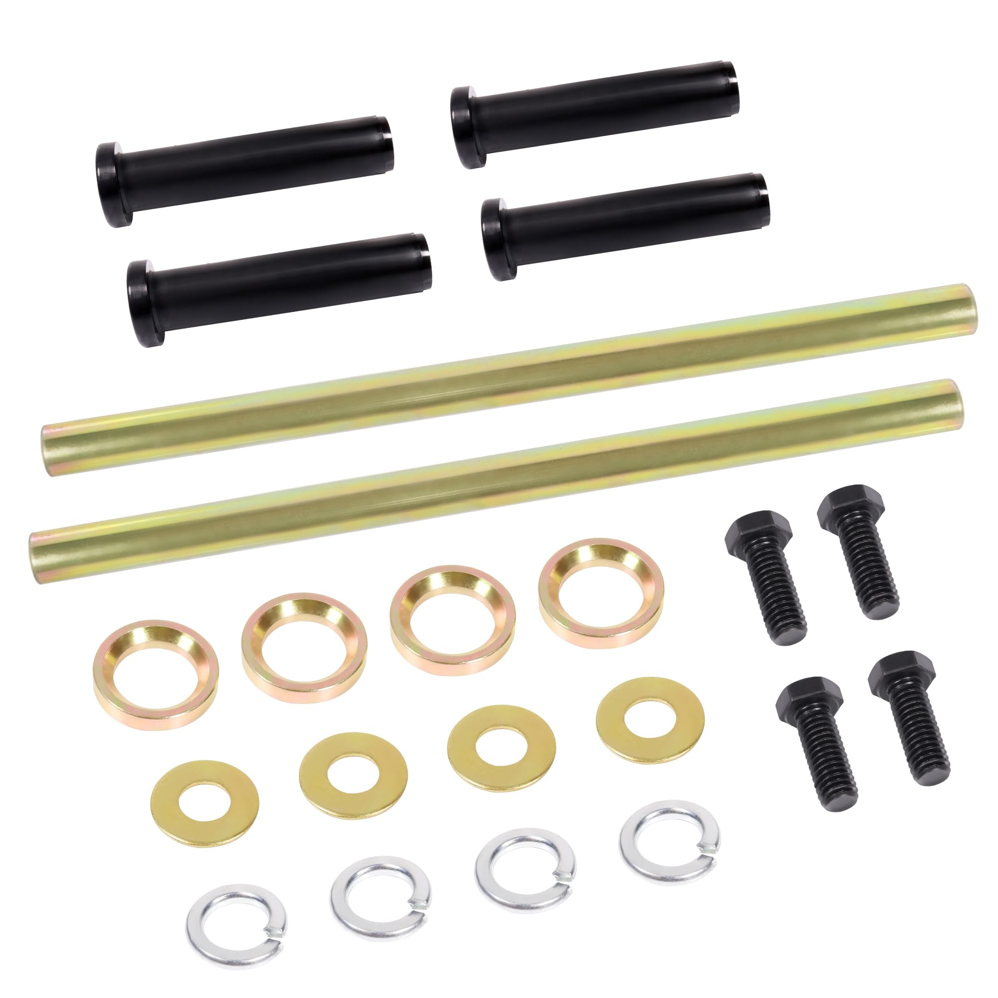 Rockheel front kit packaging showing parts and clear fitment benefit