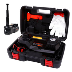 ROGTZ electric jack front view showing compact design and quick setup benefit
