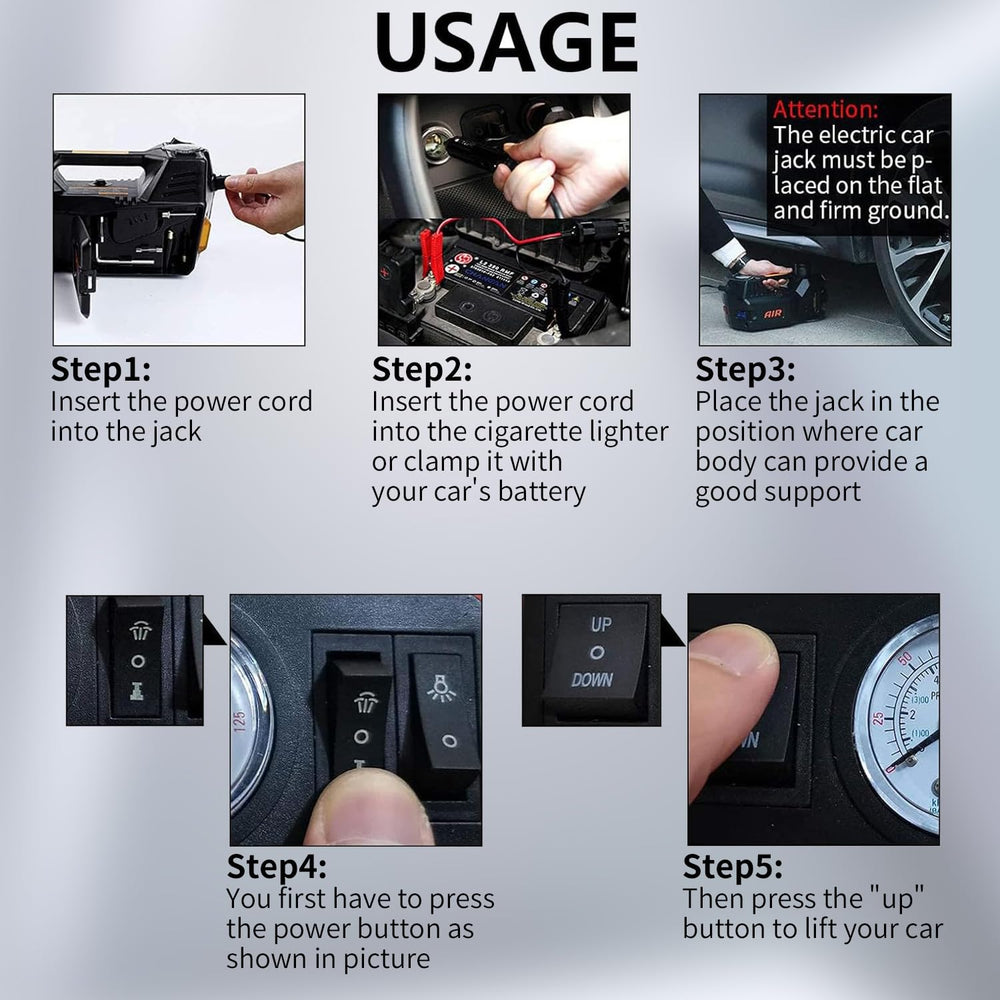 ROGTZ kit beside a hand and car tire to show compact size benefit