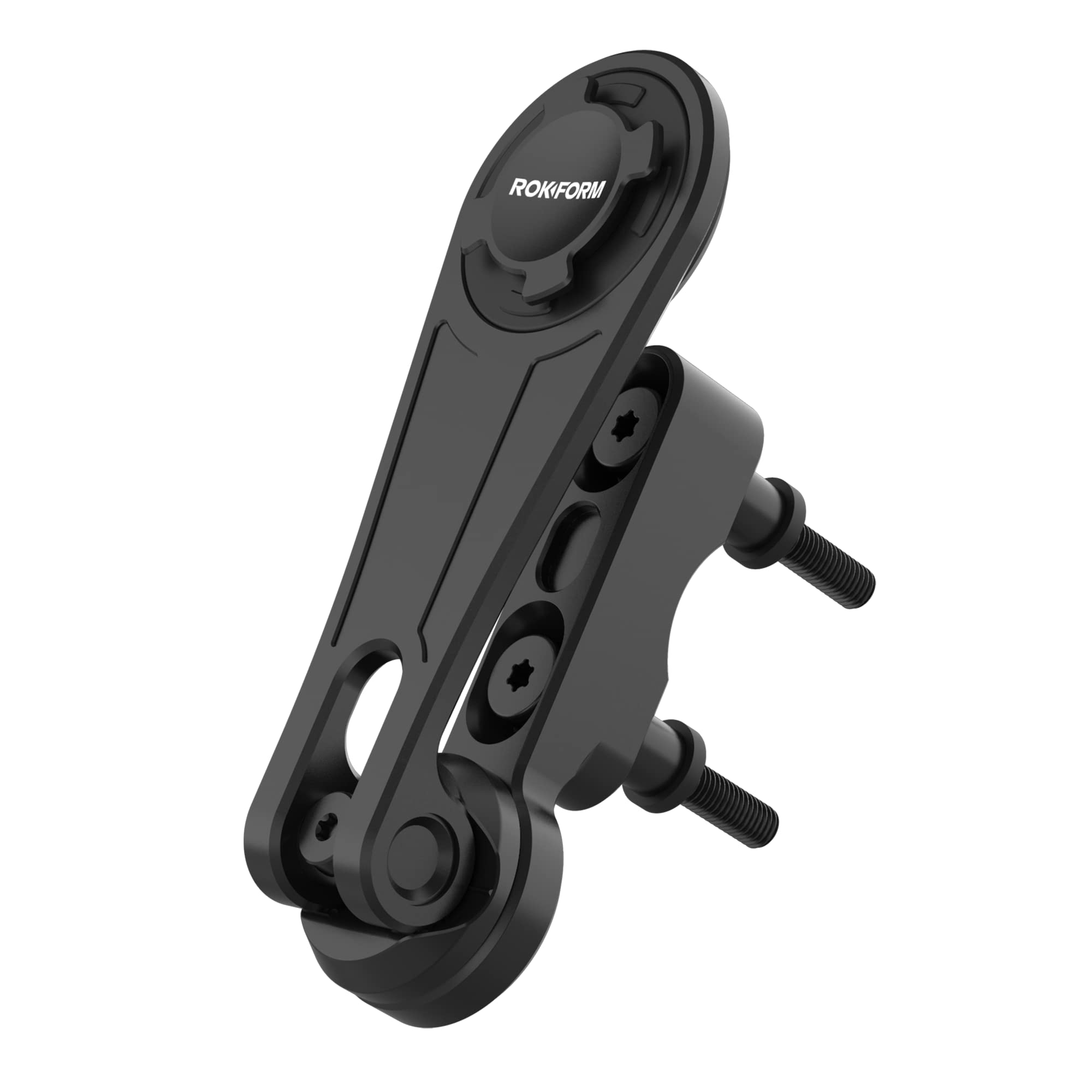 Rokform front profile perch showing mount shape and sleek black finish for durable fit