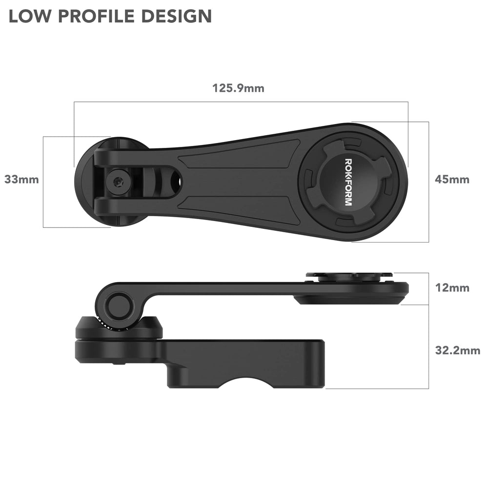 Rokform scale comparison with ruler showing compact size and precise fit benefit