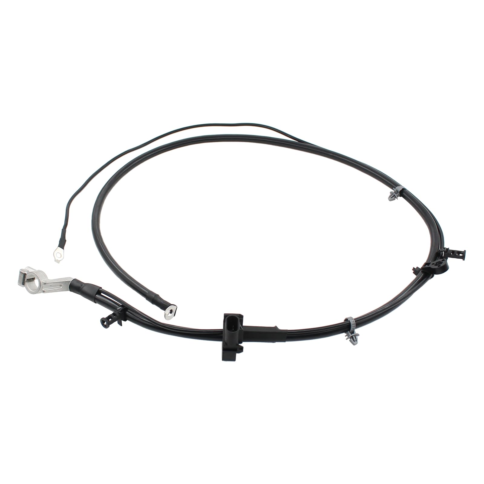 Roneeson cable installed in Silverado engine bay demonstrating correct fitment